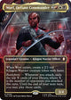 [Foil] Worf, Defiant Commander (Borderless) (Surge Foil) (8) (Commander: Star Trek) (TRC)