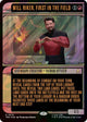 [Foil] Will Riker, First in the Field (Showcase) (Surge Foil) (519) (Star Trek) (TRK)