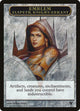 Emblem - Elspeth, Knight-Errant // Soldier Double-Sided Token (4 // 1) (Magic Modern Event Deck)