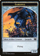 Gargoyle // Elf Warrior Double-Sided Token (27 // 24) (Commander 2014)